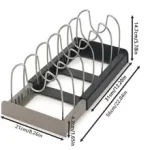 1PC 주방 냄비 커버 스토리지 랙 개폐식 테이블 스토리지 랙 냄비 커버, 주방 용품에 대 한 스토리지 액세서리