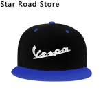 이탈리아 베스파 오토바이 프린트 야구 모자 유니섹스 캐주얼 악세사리 세척 모자 아빠 모자 조절 가능 - 이미지 2