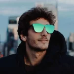 오버 사이즈 럭셔리 안경 여성 반사 방지 거울 선글라스 사각형 플라스틱 안경 클래식 여성 남성 선글라스 Uv400 - 이미지 6