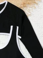 2025 인쇄 소녀 수영복 두 조각 어린이 수영복 여성 어린이 Bathers 수영복 수영 수영복 Beachwear - 이미지 4