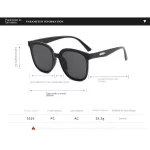 대형 프레임 블랙 페이스 트리밍 여성 선글라스 야외 여행 UV 방지 태양 안경 낚시 안경 UV400 - 이미지 4