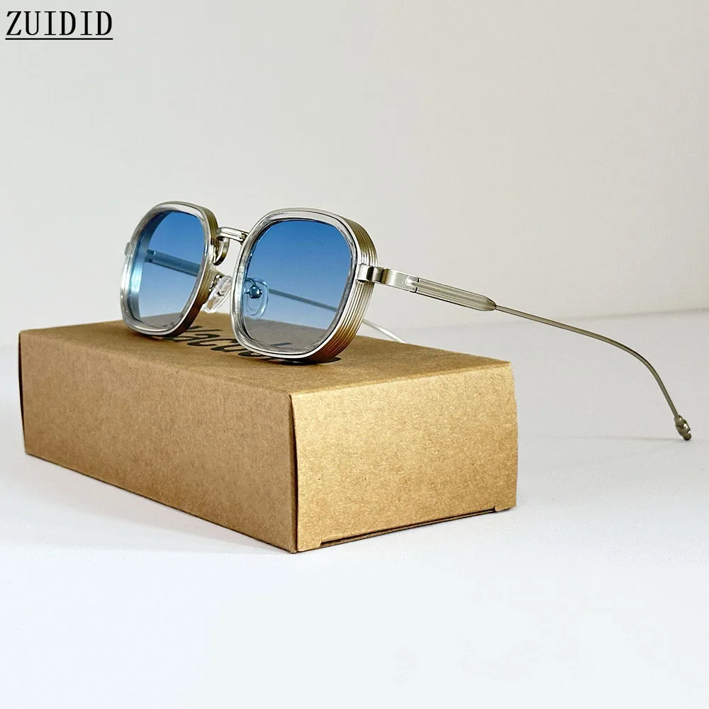 kf-S37c47d7e8233421696b67b1eb94abce9N 빈티지 스퀘어 Steampunk 선글래스 남자 2025 펑크 선글라스 여성 트렌디 럭셔리 패션 안경 Dropshipping Gafas De Sol Hombre - 이미지 1