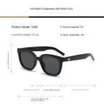 새로운 빈티지 여성 고양이 눈 선글라스 레이디 레트로 패션 태양 안경 럭셔리 디자이너 오션 렌즈 여성을위한 여름 안경 - 이미지 2