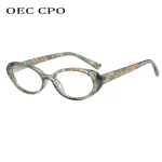 새로운 작은 프레임 타원형 선글라스 여성 남성 패션 여러 가지 빛깔의 음영 UV400 태양 안경 여성 브랜드 디자이너 그라디언트 안경 - 이미지 5