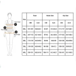 VigoJany 꽃 프린트 플러스 사이즈 수영복 여성 2025 대형 원피스 수영복 숙녀 V 넥 백리스 통통한 큰 수영복 수영 - 이미지 5