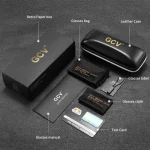 GCV 브랜드 클래식 레트로 여성용 직사각형 사각형 금속 프레임 안경, 선글라스, 폴라로이드 렌즈, Box Oculos De Sol Gafas - 이미지 6