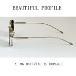 빈티지 스퀘어 Steampunk 선글래스 남자 2025 펑크 선글라스 여성 트렌디 럭셔리 패션 안경 Dropshipping Gafas De Sol Hombre - 이미지 6