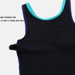 Anfilia Girls 원피스 스포츠 수영복 사이즈 8-14 Boyleg 고탄성 Racerback 운동 훈련 수영복 - 이미지 3