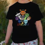 뜨거운 어린이 Sprunki T 셔츠 어린이 패션 캐주얼 만화 Incredibox 티셔츠 소년 o-넥 반팔 아기 소녀 여름 옷 - 이미지 3