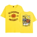 2025 할로윈타운 1998 티셔츠 2면 프린트 할로윈타운 대학교 셔츠 호박 가을 티셔츠 레트로 할로윈 파티 티셔츠 - 이미지 5