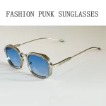빈티지 스퀘어 Steampunk 선글래스 남자 2025 펑크 선글라스 여성 트렌디 럭셔리 패션 안경 Dropshipping Gafas De Sol Hombre - 이미지 4