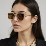 2025 남성용 디자이너 선글라스 스퀘어 Steampunk 선글라스 여성 휴가 안경 빈티지 Oculos Dropshipping Outdoor Sunglass - 이미지 4