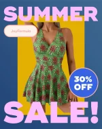 여성용 꽃 프린트 원피스 수영복 크리스크로스 스트랩 드레스 스타일 스커트 Boyshort Backless Tie-Up Bowknot Beach 수영복