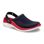 크록스 라이트라이드 360 클로그 슬리퍼 샌들 블랙 레드 206708-4CC - 이미지 4