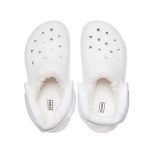 크록스 클래식 라인드 네오 퍼프 클로그  화이트  206589-143 - 이미지 4