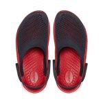 크록스 라이트라이드 360 클로그 슬리퍼 샌들 블랙 레드 206708-4CC - 이미지 5