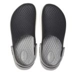 크록스 라이트라이드 클로그 슬리퍼 샌들 블랙스모크 204592-05M - 이미지 4