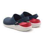 크록스 라이트라이드 클로그 슬리퍼 샌들 네이비페퍼 204592-4CC - 이미지 6