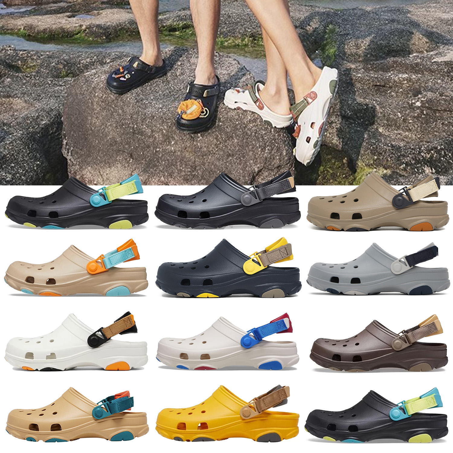 9.jpg 크록스 클래식 올터레인 클로그크룩스 사무실 슬리퍼 206340 - 이미지 1