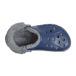 크록스 공용 바야 라인드 퍼즈 스트랩 클로그 네이비 206633-4HE - 이미지 4