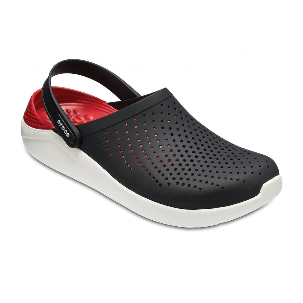crocs-literide-black-white-ux9-204592-066-mens-clogs-p2710-12211_zoom 크록스 라이트 라이드 클로그 블랙 레드 204592-066 - 이미지 1